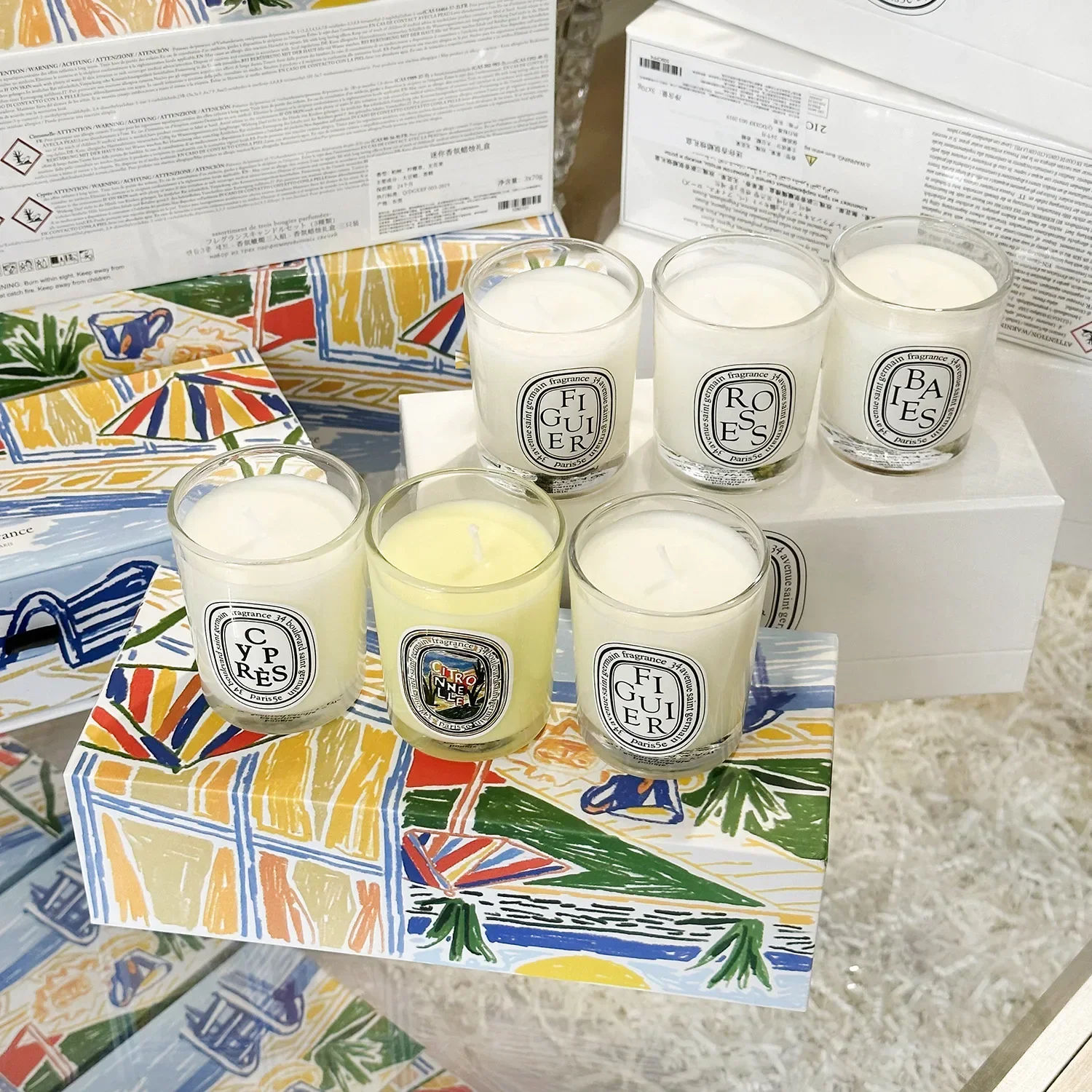 Home Fragrance French - Aromatherapy Candle Natural Plant Scented Candles