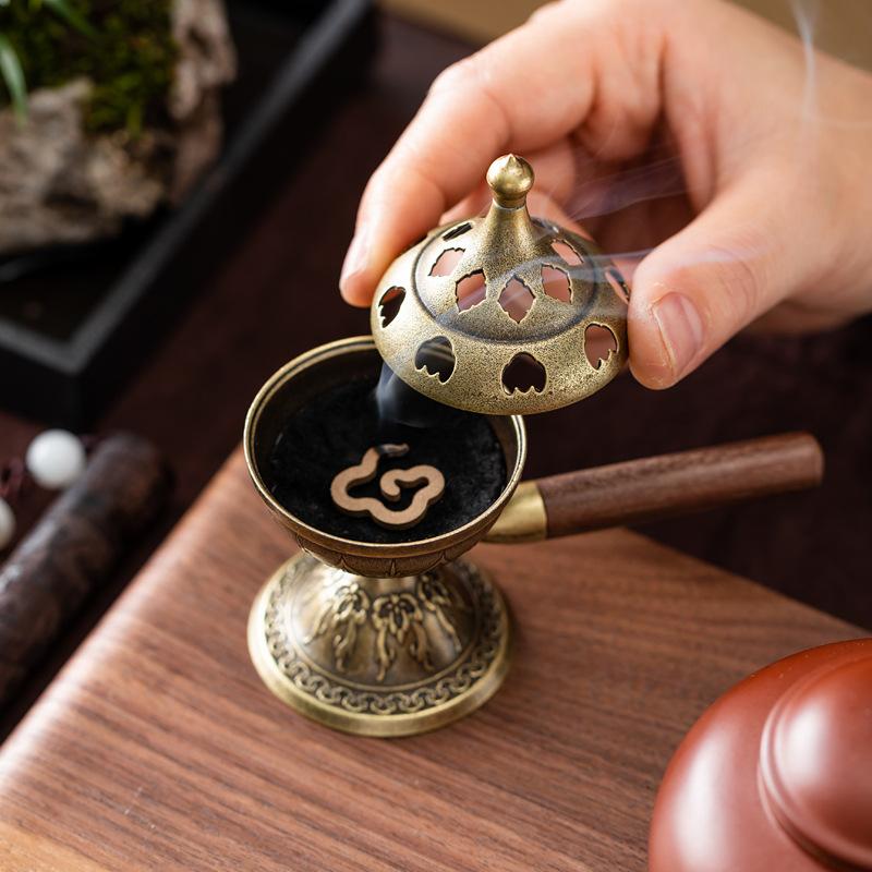Home Fragrance Powder - Home Rotating Handheld Stove Incense Burner