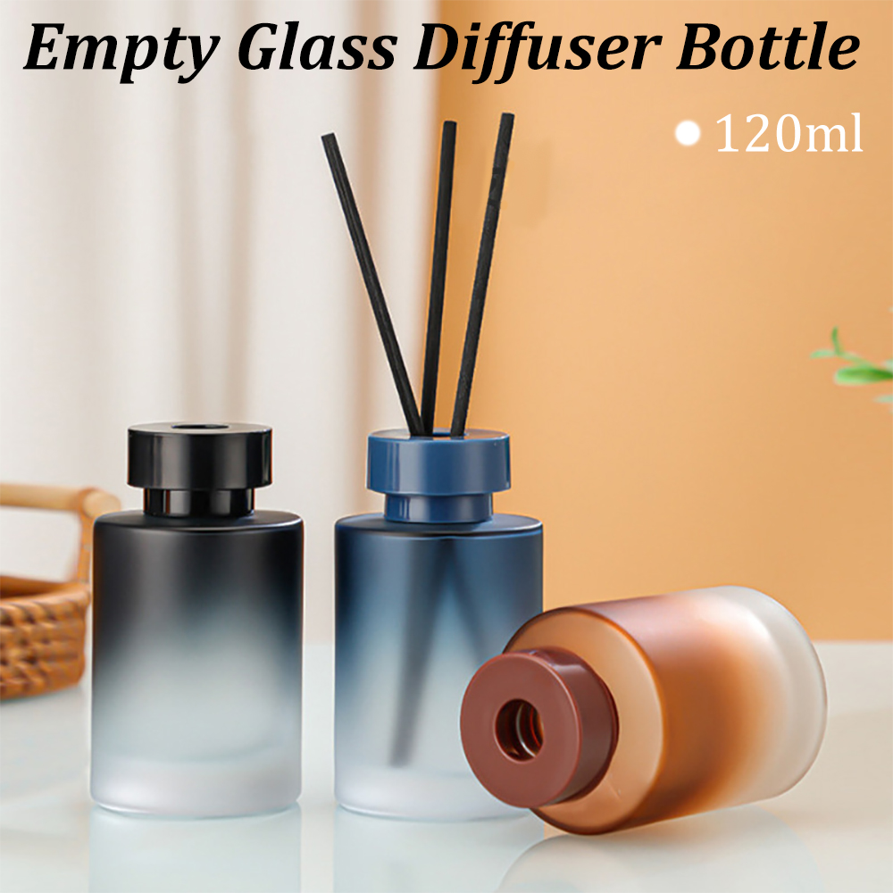 Home Fragrance Potpourri - 120ML Empty Glass Diffuser Bottle Refillable