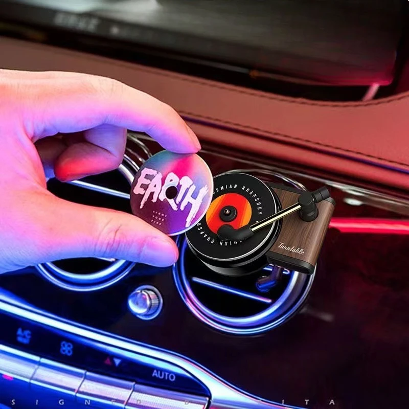 1PC Car Air Freshener Record P - огляд і ціна Car Vent Diffuser