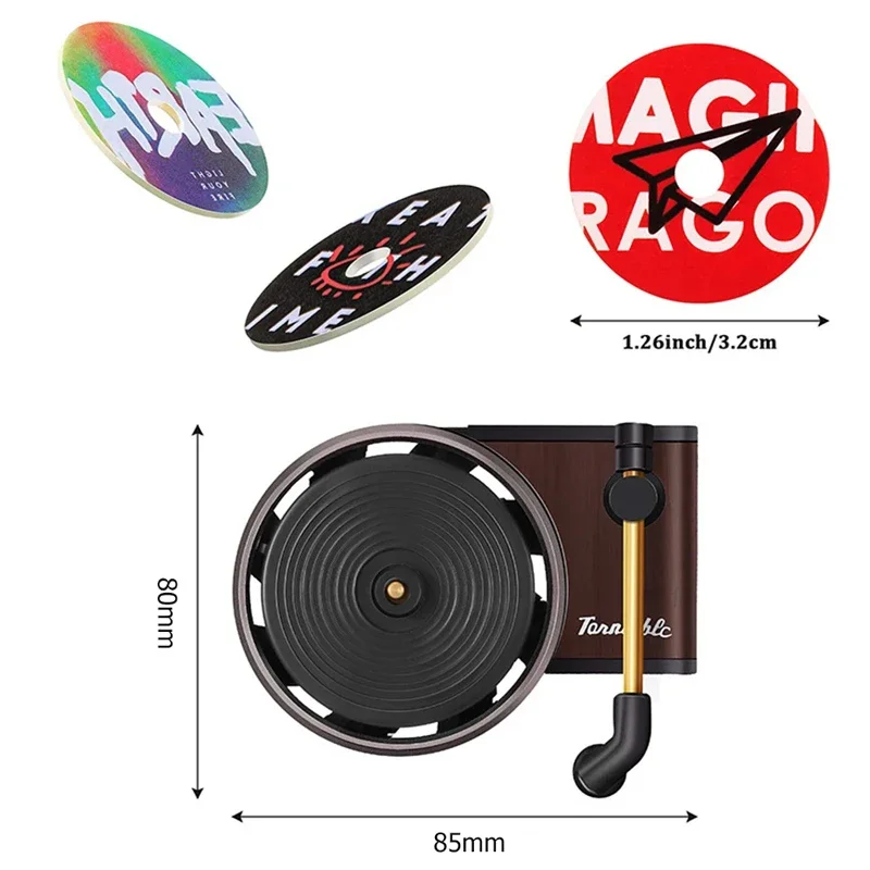 1PC Car Air Freshener Record P - огляд і ціна Car Vent Diffuser