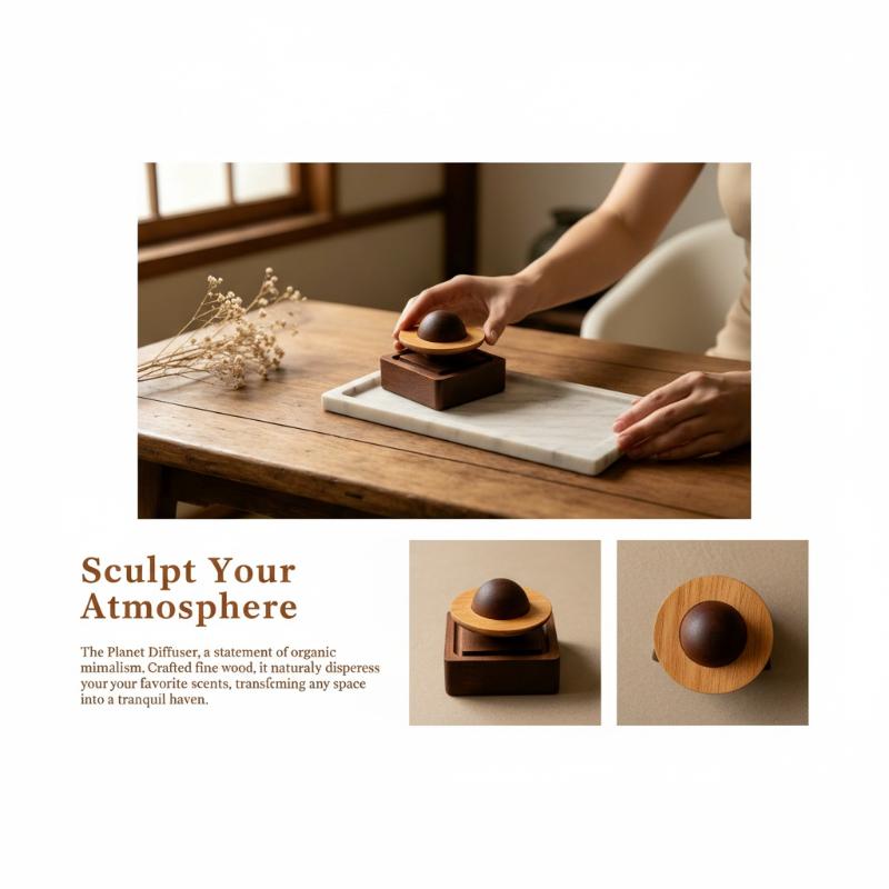 Stylish 1PCS Planet Theme Wood - огляд і ціна Home Fragrance Relax At Home