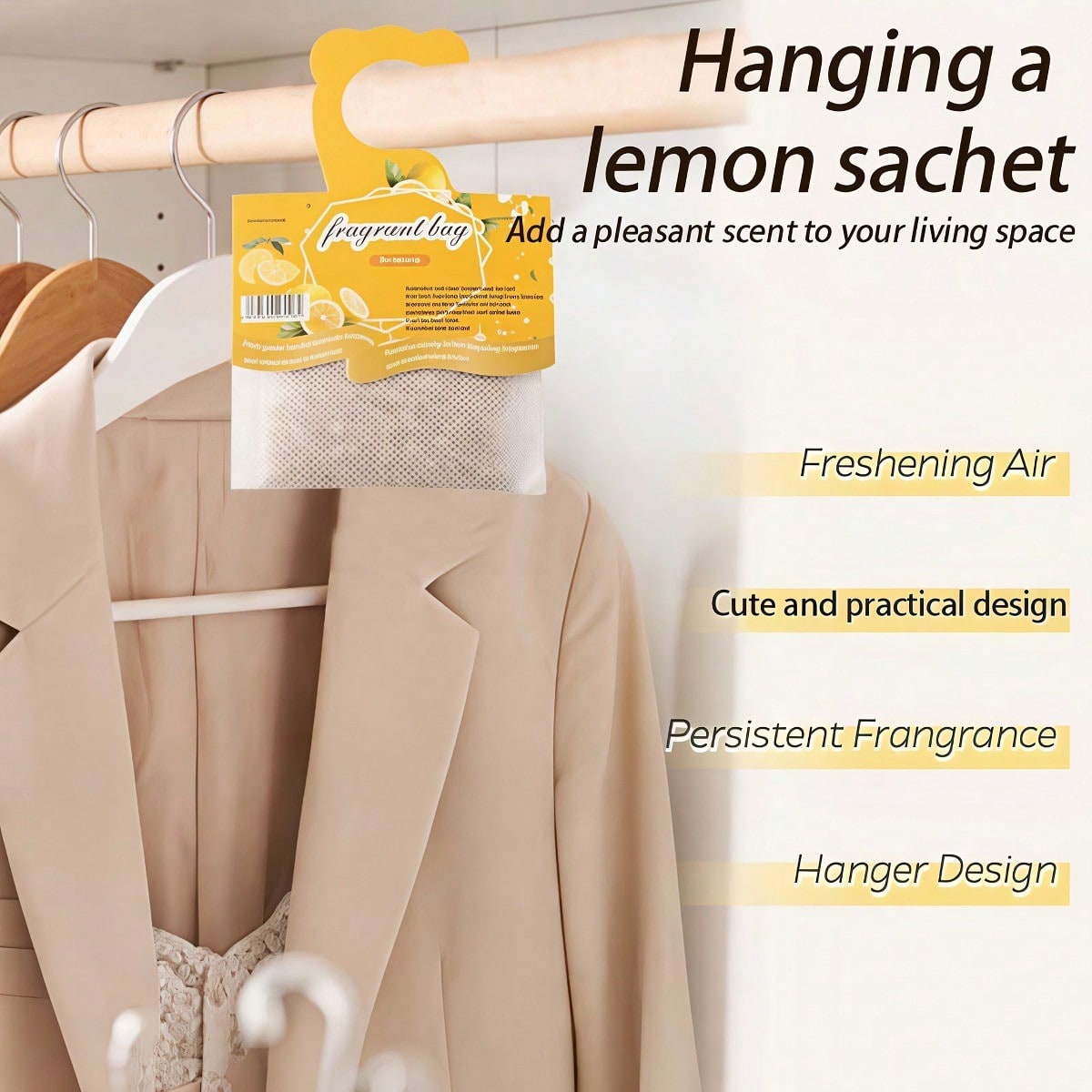 Hanging Lemon Scented Sachets, - огляд і ціна Home Fragrance Products