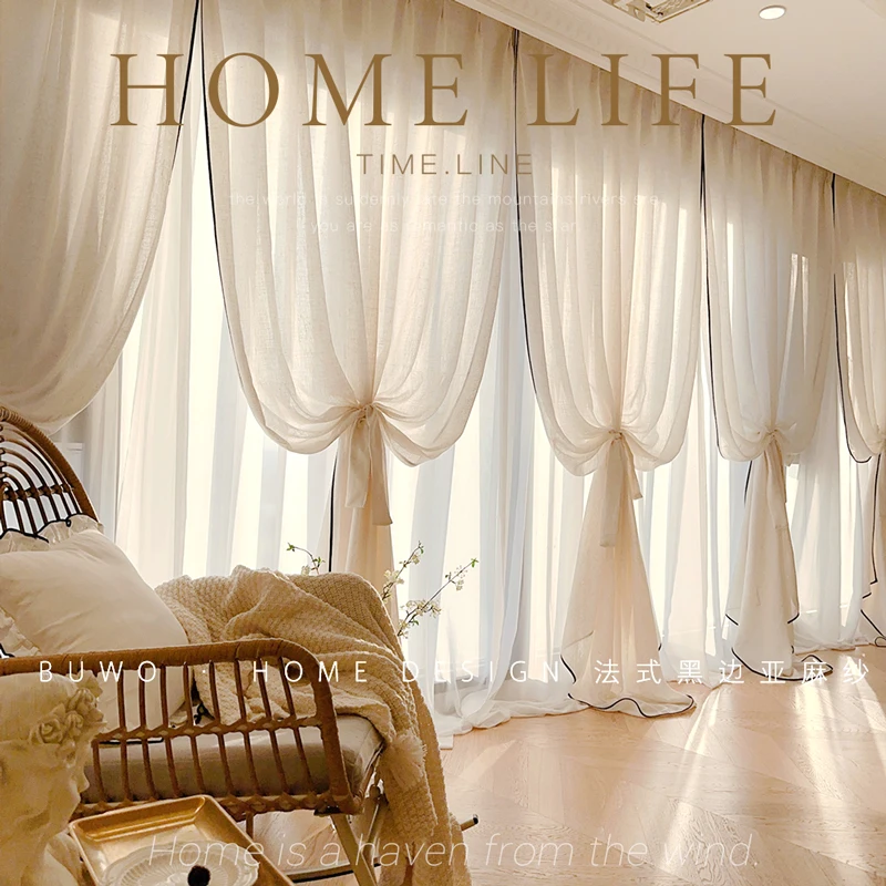 Black Border Linen Gauze Small - огляд і ціна Home Fragrance French
