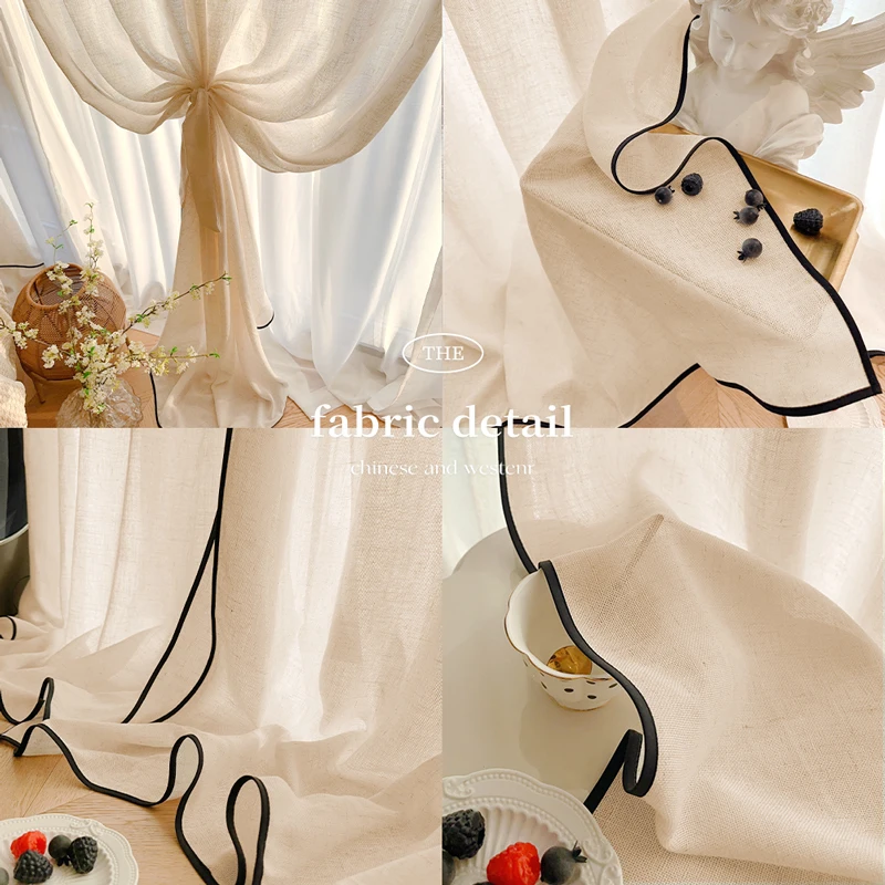 Black Border Linen Gauze Small - огляд і ціна Home Fragrance French